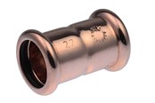 Drukbuizen en fiittings - Vsh Fabrieken Xpress Koper straight coupling ff 15 - 38010