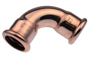 Drukbuizen en fiittings - Vsh Fabrieken Xpress Koper elbow 90 deg. ff 22 - 38290