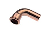 Drukbuizen en fiittings - Vsh Fabrieken Xpress Koper elbow 90 deg. fø 22 - 38320