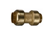 Koperen buizen en fittingen - Broen Straight coupling. push-fit x push-fit 15 mm - 45114