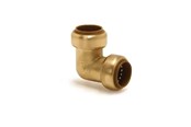Koperen buizen en fittingen - Broen Elbow. push-fit x push-fit 22 mm - 45524