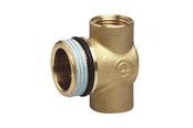 Vloerverwarming - Pettinaroli End coupling for linear manifolds 1 x 12 x 38 - 070M-843