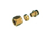 Vloerverwarming - Pettinaroli 3/4 adapting set Geel 18x15mm for pex - 3015-006-15/10