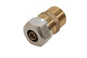 PEX-systemen - Roth connector 15 mm x 3/4" male red - 17046211.176