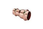 Drukbuizen en fiittings - Viega Profipress reducing coupling 22 x 18 mm Koper - 325800