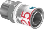 Alu pex systemen - Uponor s-press plus AV / multimedia paneel male thread 25 mm x 34 - 1070507
