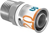 Alu pex systemen - Uponor s-press plus AV / multimedia paneel male thread 20 mm x 12 - 1070504