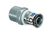 Alu pex systemen - Uponor s-press plus adapter male thread 16 mm x 12 - 1070502