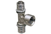 Alu pex systemen - Uponor press tee adapter female thread 40-rp3/4ft-40 - 1046923