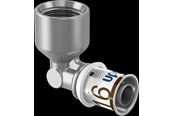 Alu pex systemen - Uponor s-press plus elbow female thread 25 mm x 34 - 1070542