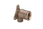 Koperen buizen en fittingen - Viega Deck angle with wall flange 15 mm x 1/2" gunmetal - 101275