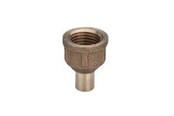 Koperen buizen en fittingen - Viega Insert nipple/socket 22 mm x 1/2" gunmetal - 112455