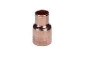 Koperen buizen en fittingen - Viega reducing coupling 22 x 18 mm Koper - 101602