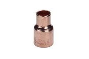Koperen buizen en fittingen - Viega reducing coupling 22 x 15 mm Koper - 101565