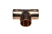Koperen buizen en fittingen - Viega t-piece 22 mm Koper - 100476