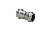Drukbuizen en fiittings - Viega Sanpress inox coupling 42 mm Roestvrij Staal - 436209