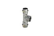 Drukbuizen en fiittings - Viega Sanpress inox T-stuk 22 mm x 34 x 22 mm - 437183