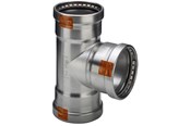 Drukbuizen en fiittings - Viega Sanpress inox xl T-stuk 76.1 x 54 x 76.1 mm - 482725