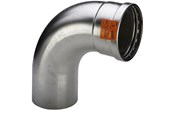 Drukbuizen en fiittings - Viega sanpress inox xl bocht 90° 76.1 482626 - 482626