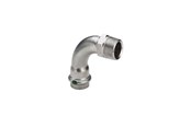 Drukbuizen en fiittings - Viega Sanpress inox AV / multimedia paneel elbow 90° 15 mm x 12 - 436896