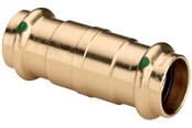Drukbuizen en fiittings - Viega Sanpress schuifkoppeling 42 mm bronskleurig - 131494
