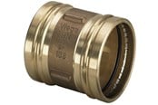 Drukbuizen en fiittings - Viega Sanpress xl koppeling 76,1 mm bronskleurig - 350598