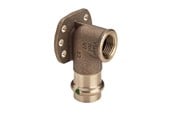 Drukbuizen en fiittings - Viega sanpress wandplaat 15 x 1/2 - 107345