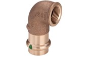 Drukbuizen en fiittings - Viega Sanpress AV / multimedia paneel elbow 90° 22 x 12 mm - 298234
