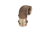 Drukbuizen en fiittings - Viega Sanpress transition angle 90° 15 x 1/2" gunmetal - 108441