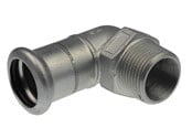Drukbuizen en fiittings - Vsh Fabrieken Xpr Roestvrij angl ad 90 deg. fm 18xr1/2 - 6190888