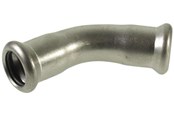 Drukbuizen en fiittings - Vsh Fabrieken Xpress Roestvrij elbow 45o ff 108 - 6230081