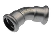Drukbuizen en fiittings - Vsh Fabrieken Xpr Roestvrij elbow 45 deg. ff 22 - 6190063