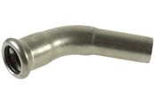 Drukbuizen en fiittings - Vsh Fabrieken Xpr Roestvrij elbow 45 deg. øf 108 - 6230114