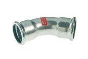 Drukbuizen en fiittings - Vsh Fabrieken Xpr Carbon elbow 45 deg. ff 76.1 - 6208125
