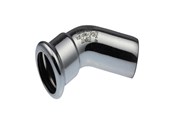 Drukbuizen en fiittings - Vsh Fabrieken Xpress Carbon elbow 45o fø 88.9 - 620813.6