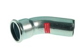 Drukbuizen en fiittings - Vsh Fabrieken Xpr Carbon elbow 45 deg. fø 76.1 - 6208092