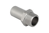 Drukbuizen en fiittings - Geberit Adapter mt w/ plend stst d22-r3/4 - 31936