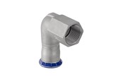 Drukbuizen en fiittings - Geberit Elbowad ft stst 90g d15-rp1/2 - 33803