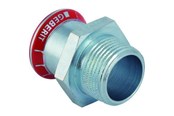 Drukbuizen en fiittings - Geberit mapress overg.nippel 15mmx3 / 4 st elforz - 21714
