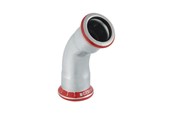 Drukbuizen en fiittings - Geberit Bend cst 45g d18 zn-pl - 20603