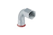 Drukbuizen en fiittings - Geberit Bendad ft cst 90g d15-rp1/2 zn-pl - 20553