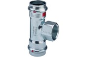Drukbuizen en fiittings - Viega Prestabo XL Tee 76.1 x 3/4" x 76.1mm Galvanized Steel - 598075