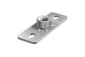 Buisophanging en koppelingen - Flamco Achterplaat gp 34 x 120 x 40 mm - 39411
