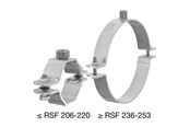 Buisophanging en koppelingen - Flamco rsf Clip g1/2-m10 x 106-114 - 54216