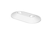 Doorvoering, rozetten, muurafdichting en aanboorzadels - Flamco Pipe rozette white snap-on 16mm double - 12570