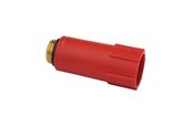 Doorvoering, rozetten, muurafdichting en aanboorzadels - Flamco sx construct plug + Messing th. g12m Rood - F22308
