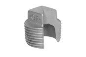 Schroefdraadfittingen - +GF+ Plug Effen Zwart 1/4 - 770291102