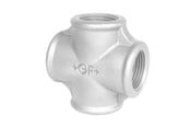 Schroefdraadfittingen - +GF+ Kruis verzinkt 3/4 - 770180205