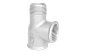 Schroefdraadfittingen - +GF+ Tee galvanized for f/m 1/2 - 770134204