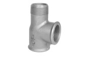 Schroefdraadfittingen - +GF+ Tee black for f/m 1/2 - 770134104
